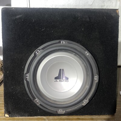 JL AUDIO 10W1v2-4 10インチサブウーファー① JL Audio 10W1v2-4 Series 10 in. 4-ohm Jl Wedge Box Working | eBay