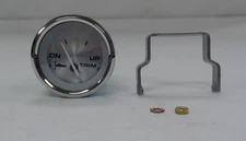 TELEFLEX TRIM GAUGE 781523PMFB SILVER FACE & BEZEL MARINE BOAT