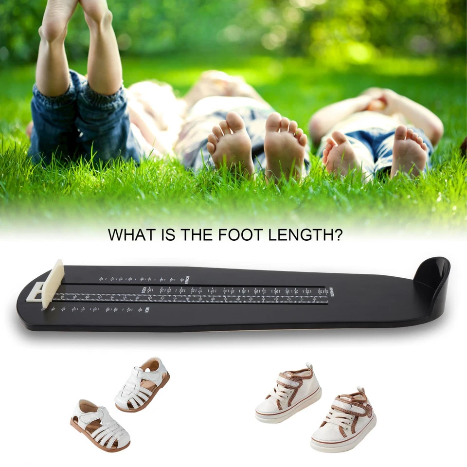 Dispositivo de medición de pies regla de tamaño preciso para niños y adultos EE. UU. Herramienta de tamaño preciso Foto 3 de 4