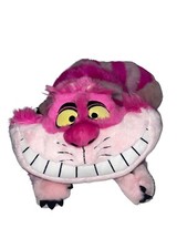 Disney Store Cheshire Cat Plush Animal Stuffed Toy Alice Wonderland Genuine 20