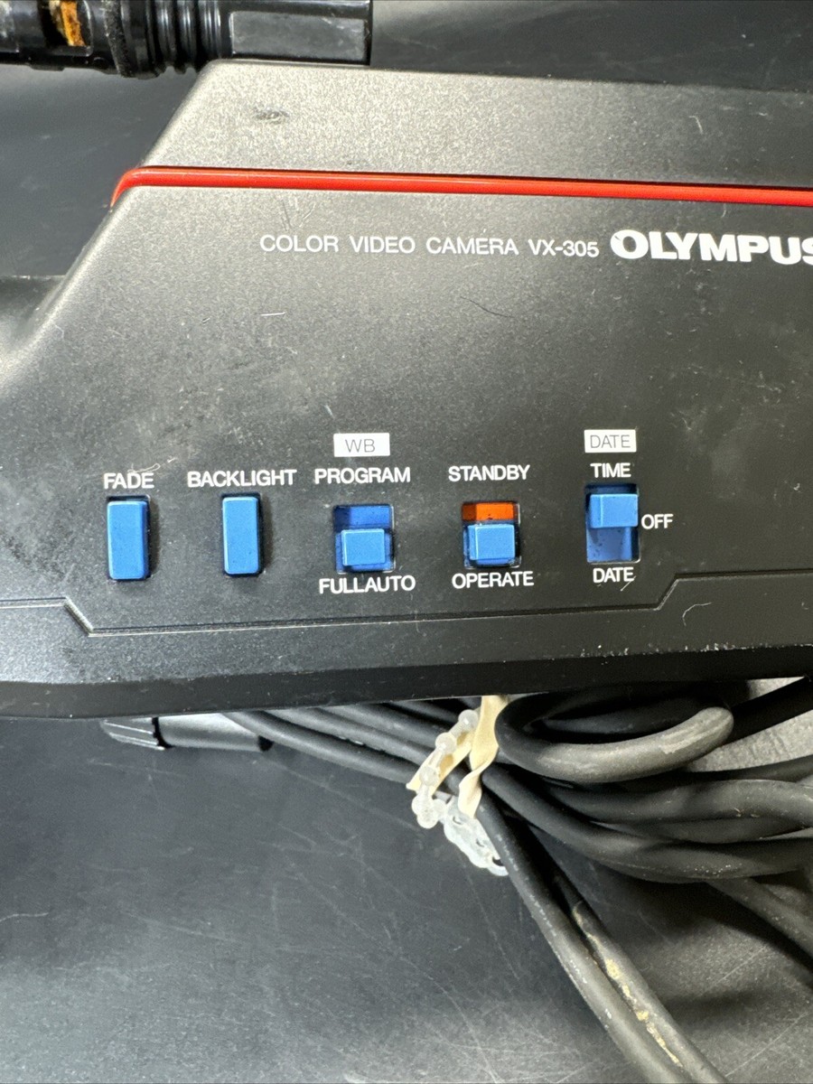 Olympus カラービデオカメラ vx-305 OLYMPUS COLOR VIDEO CAMERA VX-305/ For Parts | eBay