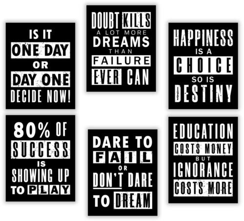 Inspirational Wall Art, Motivational Poster, Office Wall Art, Motivational Po...
