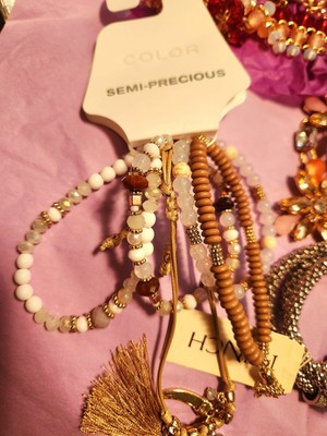 Brand New Jewelry Lot 7 Designer Pieces- Mixed Necklace Bracelets  Gorgeous