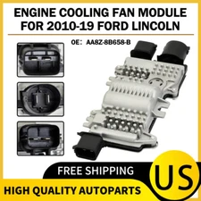 Engine Cooling Fan Module For 2010-2019 Ford Lincoln Models 3.5L V6 AA8Z-8B658-B
