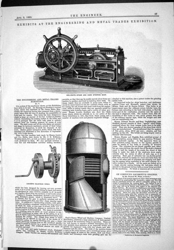 Old Holliday Vorbau Handlenkgetriebe Loudon Winch Engineering 1883 Tr Victorian