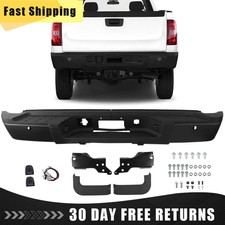Rear Step Bumper For 11 2011-2014 Chevy Silverado 2500hd 3500hd W Sensors Black Rear Step Bumper For 11 2011-2014 Chevy Silverado 2500hd 3500hd W Sensors Black