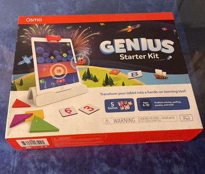 Osmo genius starter kit for iPad and iPhone, 5 learning games, Stem Toy For Kids