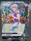 J.J. McCarthy 2024 Panini Prizm No Huddle Disco Rookie Auto