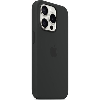 Original Apple Silicone Case Cover MT1A3ZM/A iPhone 15 Pro Black Schwarz