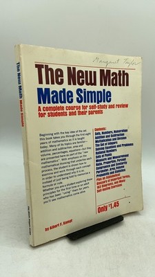 The New Math Made Simple Albert F. Kempf Paperback First Edition 1966