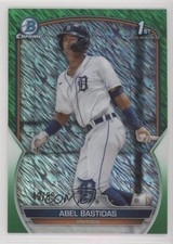 2023 Bowman Chrome Prospects Green Shimmer Refractor 49/99 Abel Bastidas 0c2t