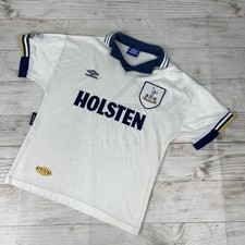 Vintage Umbro Tottenham Hotspur 1993 1995 Home Shirt Jersey Men Size M White