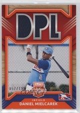 2022 Panini Elite Extra Edition DPL Material Orange 57/199 Daniel Mielcarek 6q5