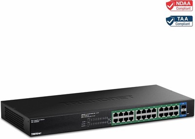 TRENDnet TPE-TG262ES, 26-Port Gigabit EdgeSmart PoE+ Switch