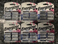 6 PACKS ENERGIZER LITHIUM 123 CR123 3V 3 VOLT 36 BATTERIES TOTAL.