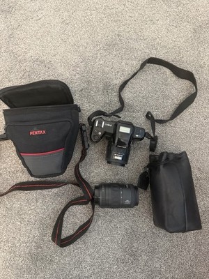 Pentax PZ-10 35mm Film Camera With 35-80mm Lens/ 80-200mm Lens/ Bags