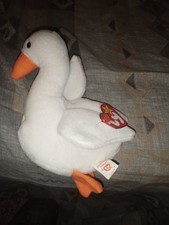 Ty Beanie Babies Gracie the Swan DOB June 17, 1996 MWMT Free Shipping