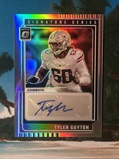 2025 Donruss Optic Tyler Guyton Auto Signature Series Silver Prizm HOLO Cowboys