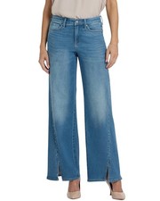 Nydj Teresa Avenue Blue Wide Leg Jean Women's