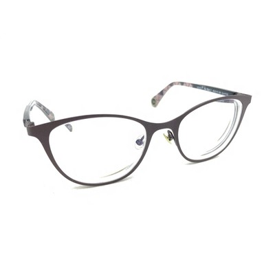 Woow Be Hot 1 9122 Matte Brown Cat Eye Eyeglasses Frames 50-19 138 Italy Women