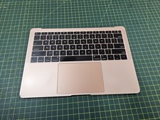 Apple MacBook Air 13" A1932 2018 Palmrest Keyboard Touchpad Rose Gold Read b218