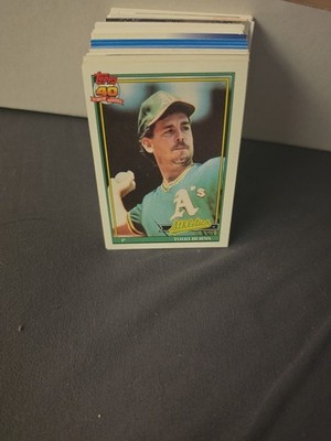1991 Topps Baseball Todd Burns #434 Card