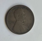 1917-S Lincoln Wheat Cent 1c - "Nice Coin" - Free Shipping