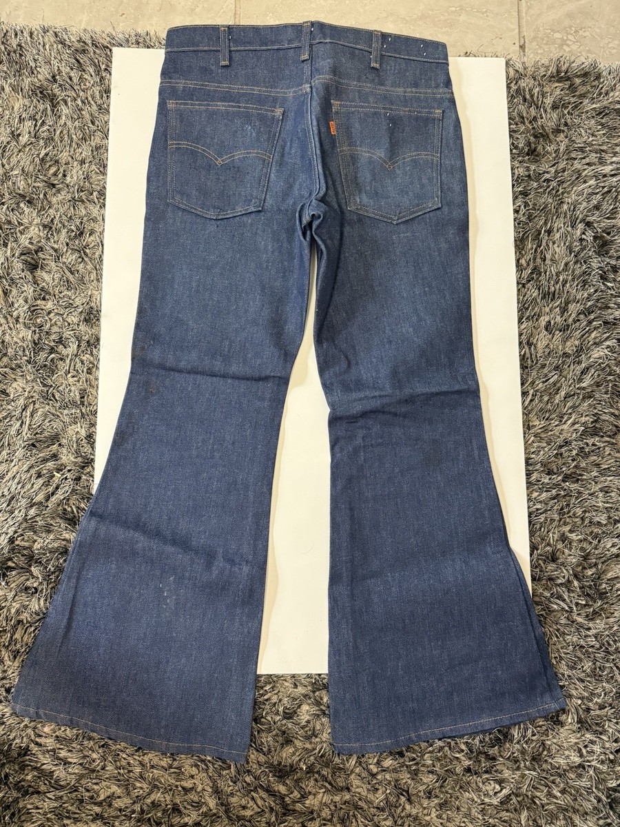 Levi’s 684 Levis 684 Bell Bottom Jeans Mens 31 X 34 Big Bell Orange Tab