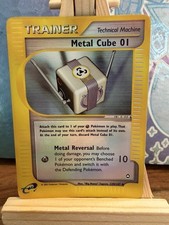 Metal Cube 01 129/147 Reverse Holo Pokemon Card Aquapolis Set