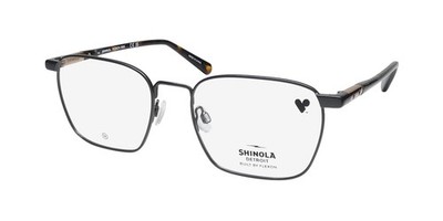 NEW FLEXON SHINOLA 23002 EYEWEAR SQUARE 070 MENS GRAY METAL & PLASTIC 53-18-145
