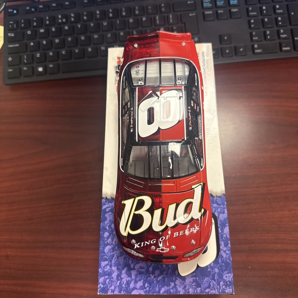 Dale Earnhardt Jr #8 BUDWEISER 2002 1:24 Nascar Clear Diecast Car 1 Of 4500 - Image 2 of 4