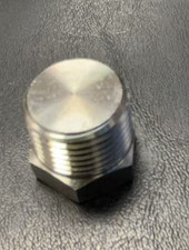 1/2" NPT Hex Head Plug 304 Stainless Steel Fitting
