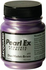 Jacquard Pearl Ex Powdered Pigment .5oz-Duo Violet-Brass