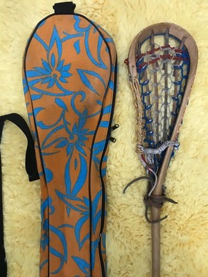 Vintage Women's Wood Lacrosse Stick Cranbarry T.S.Hattersley's Viktoria 43 