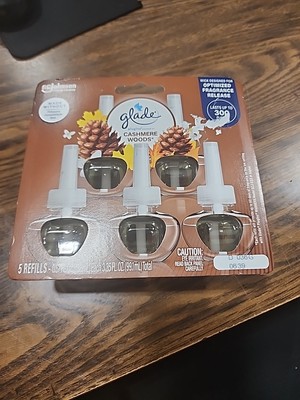 Glade plugIns Scented Oil - Cashmere Woods, 5 Refills