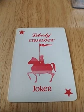 Vintage Joker Single Swap Playing Card Art Old Gaming Poker Game Fun Ads History