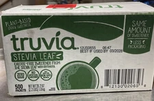 Truvia Original Calorie-Free Sweetener from the Stevia Leaf Packets, 500 Count