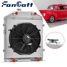 4-row Radiator Shroudfan Fit 42-48 Ford Super Deluxe Deluxe Flathead Engine Us 4-row Radiator Shroudfan Fit 42-48 Ford Super Deluxe Deluxe Flathead Engine Us