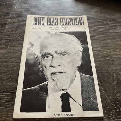 Film Fan Monthly-No.102-Dec.1969-Boris Karloff Cover