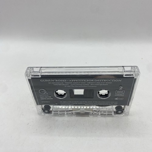GUNS 'N' ROSES - APPETITE FOR DESTRUCTION Cassette Tape - Picture 6 of 10