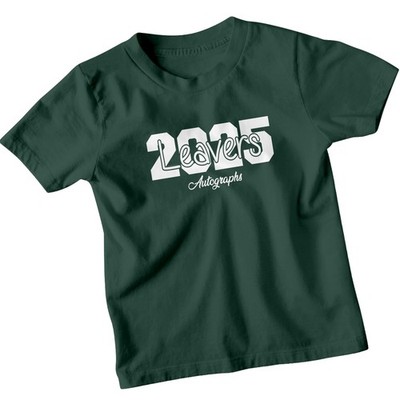 2005 Leavers Autographs School Education Kinder T-Shirt Commemorative Tee