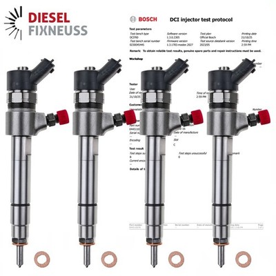 4x  Bosch Einspritzdüse Opel Astra Signum Vectra Zafira 1.9 CDTi 0445110276