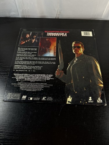 Terminator 2 Judgement Day (1991 Laserdisc Widescreen Edition Schwarzenegger - Picture 2 of 2