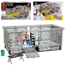WWE Playset Survivor Series War Games with Randy Orton Action Figure ***NEW