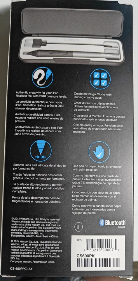 Wacom CS600PK Intuos Creative Stylus 2 - Image 2 of 3