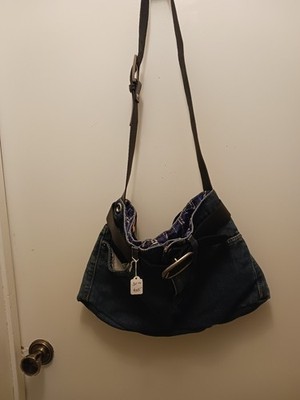 Levi's Booty Bag With Leather Strap, Blue Lining Handcrafted  Orig. $55 Sale $28