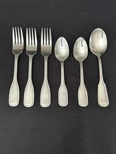 Brand Ware 285 Pattern Flatware Stainless Steel Fork and Spoon Lot