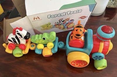 New Marstone Baby Colorful Link Forest Toy Train Set for Toddlers 12-24mos