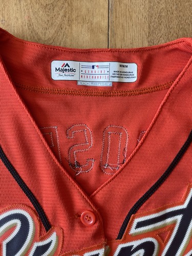 Camiseta para mujer Majestic Cool Base San Francisco Giants Buster Posey #28 talla M” - Imagen 10 de 18