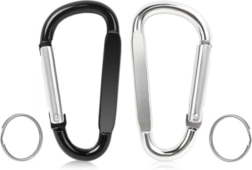 5# Small Mini D Shape Carabiner Aluminum Carabiner Clip Keychain For